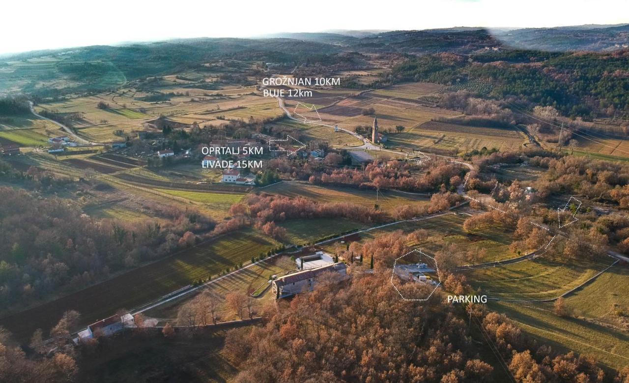 Stancija Ruseti Oprtalj Exterior foto